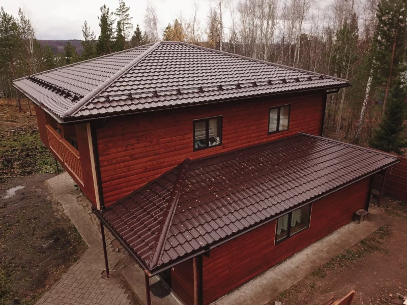Купить Металлочерепица Grand Line Квинта плюс покрытие Velur X в Екатеринбурге