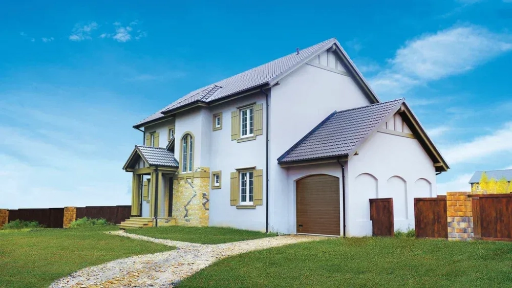 Купить Braas Франкфурт,  графит в Екатеринбурге