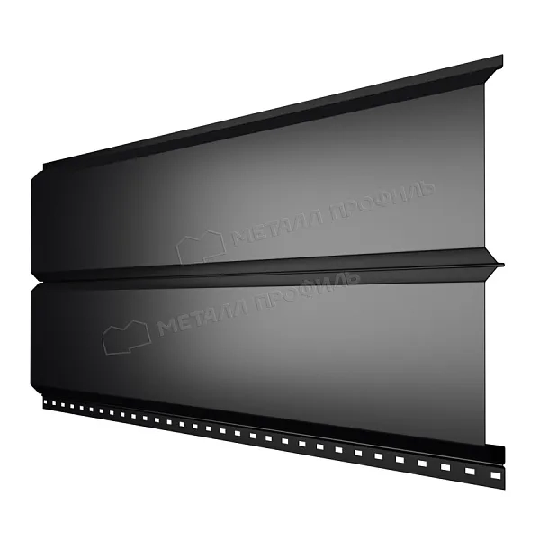 Купить Сайдинг МП Lбрус-15х240 (RAL 9005) в Екатеринбурге