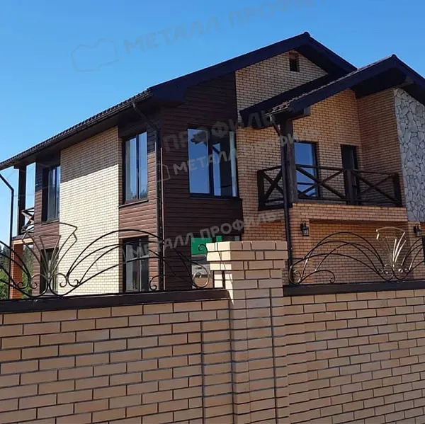 Купить Сайдинг МП Lбрус-15х240 ECOSTEEL Мореный дуб в Екатеринбурге