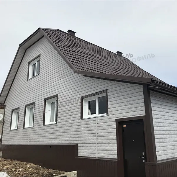Купить Сайдинг МП Lбрус-15х240 ECOSTEEL Беленый Дуб в Екатеринбурге