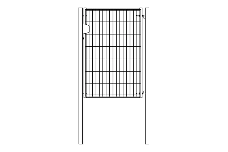 Купить Калитка Light NoLock 1,53х1 RAL 6005 в Екатеринбурге