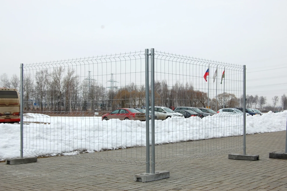 Купить Калитка временного ограждения EURO 1,95x1,2  Цинк в Екатеринбурге