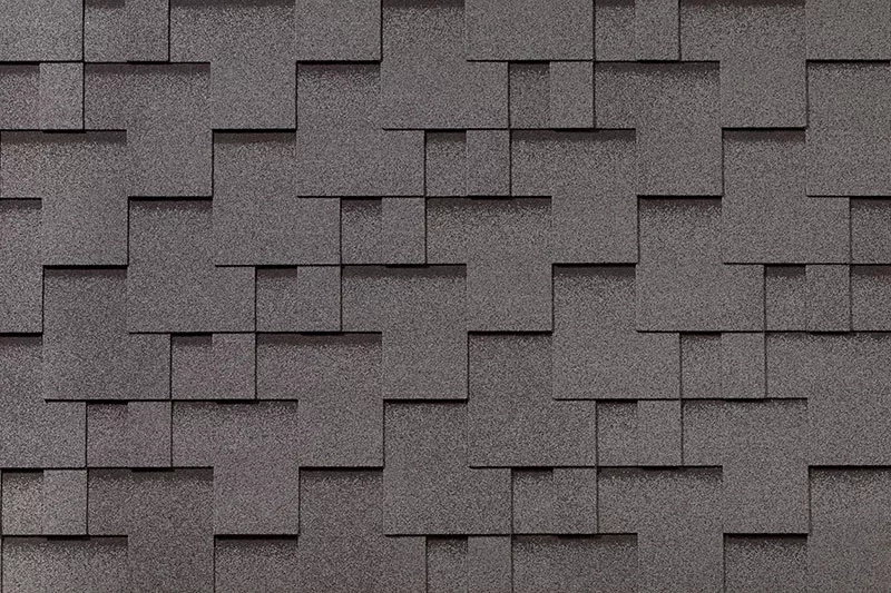 Купить Гибкая черепица RoofShield Премиум, нарезка модерн, серый с оттенением в Екатеринбурге