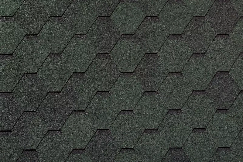 Купить Гибкая черепица RoofShield Фемили Эко Лайт, нарезка стандарт, зеленый с оттенением в Екатеринбурге