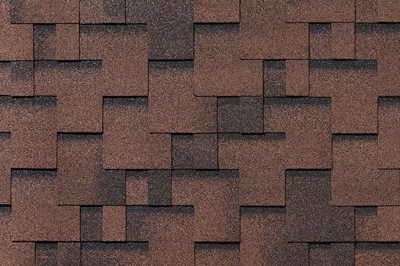 Купить Гибкая черепица RoofShield Фемили Эко Лайт, нарезка модерн, коричневый с оттенением в Екатеринбурге