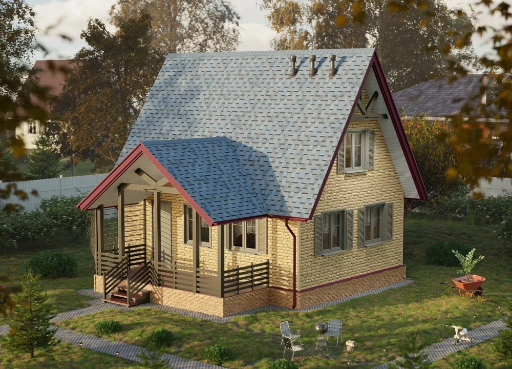 Купить Ламинированная черепица Дёке коллекция Dragon Standard, голубика в Екатеринбурге