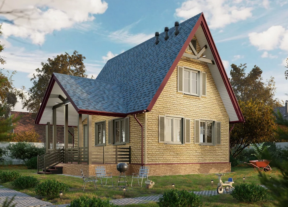 Купить Ламинированная черепица Дёке коллекция Dragon Standard, голубика в Екатеринбурге