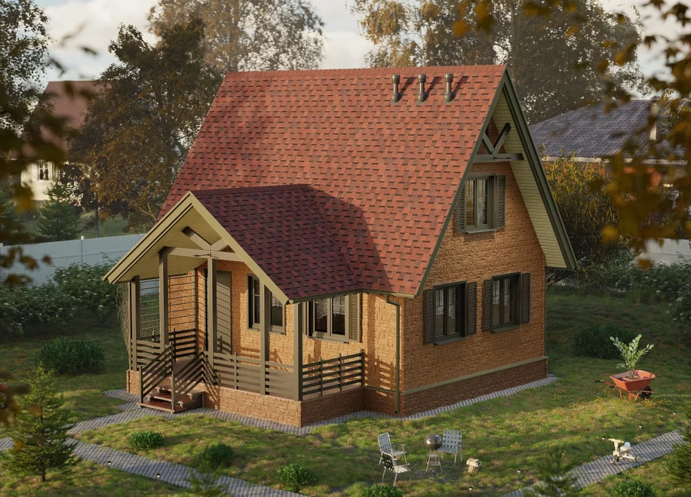 Купить Ламинированная черепица Дёке коллекция Dragon Standard, красный в Екатеринбурге