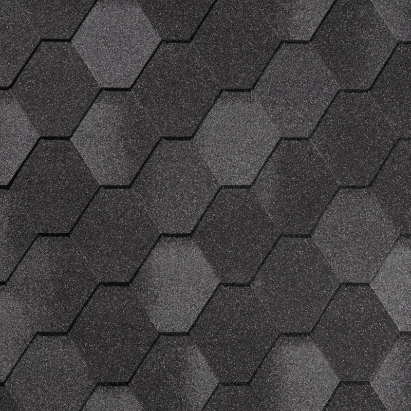 Купить Гибкая черепица QUIET TILE, коллекция Rombica, Базальтово-серый в Екатеринбурге