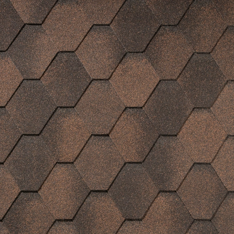 Купить Гибкая черепица QUIET TILE, коллекция Rombica, Медь в Екатеринбурге