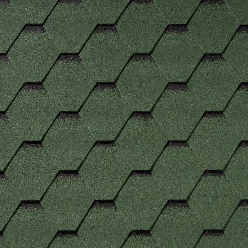 Купить Гибкая черепица QUIET TILE, коллекция Sadow, Нефрит в Екатеринбурге