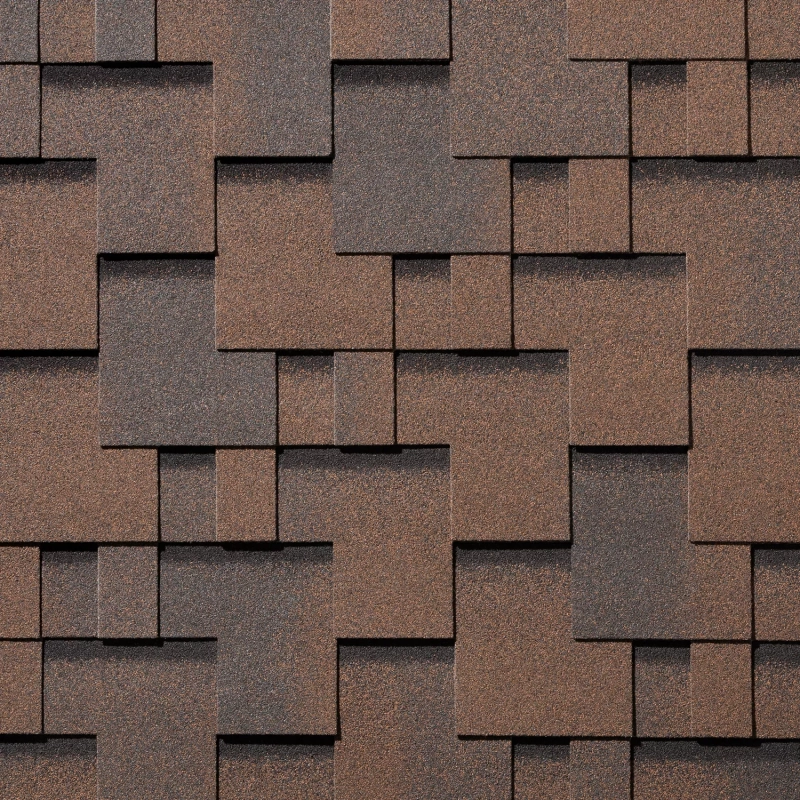 Купить Гибкая черепица QUIET TILE, коллекция Gallery,  Латунная медь в Екатеринбурге