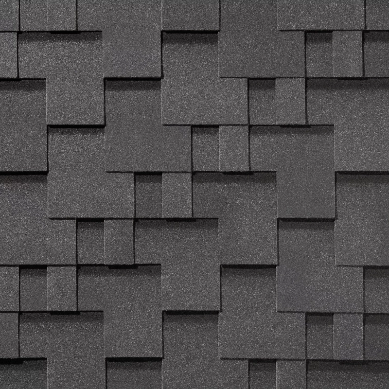 Купить Гибкая черепица QUIET TILE, коллекция Gallery, Серый Умбра в Екатеринбурге