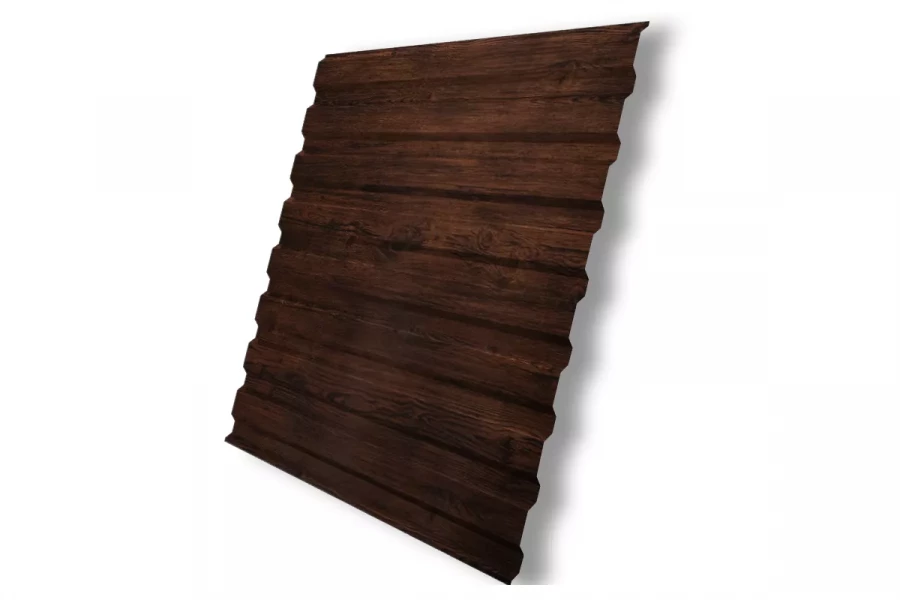 Купить Профнастил C20A Cherry Wood TwinColor в Екатеринбурге